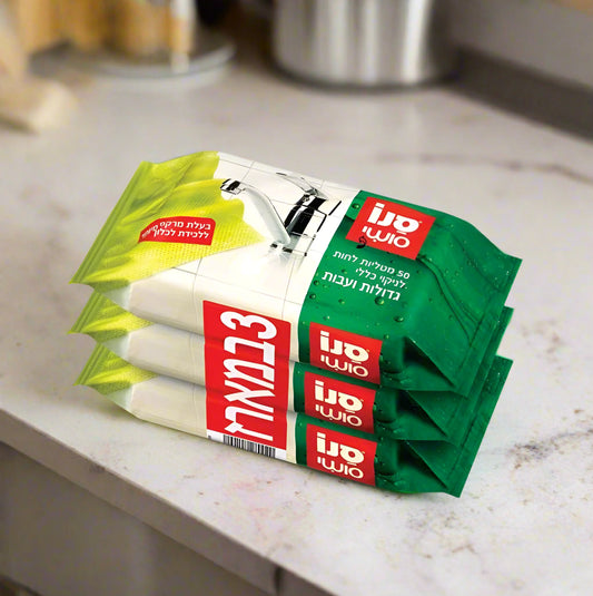 סנו סושי שלישית מגבונים לניקוי כללי