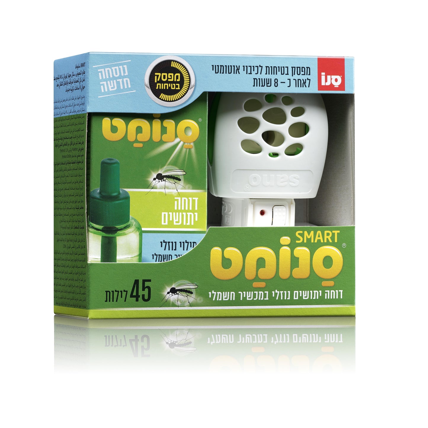 סנומט SMART דוחה יתושים נוזלי 45 לילות