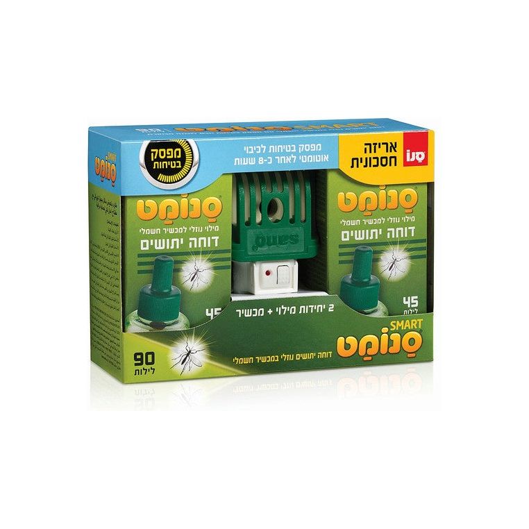 דוחה יתושים נוזלי 90 לילות SMART סנומט