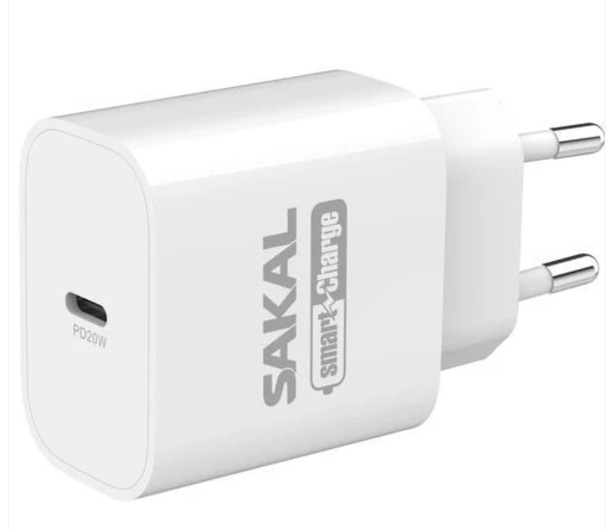 שתי יחידות מטען חשמל מהיר 20 W עם יציאת TYPE-C. SMART CHARGE