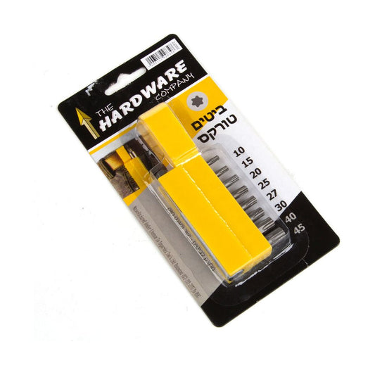 סט ביטים טורקס 8 יח + מאריך מגנטי חזק + קליפס לחגורה