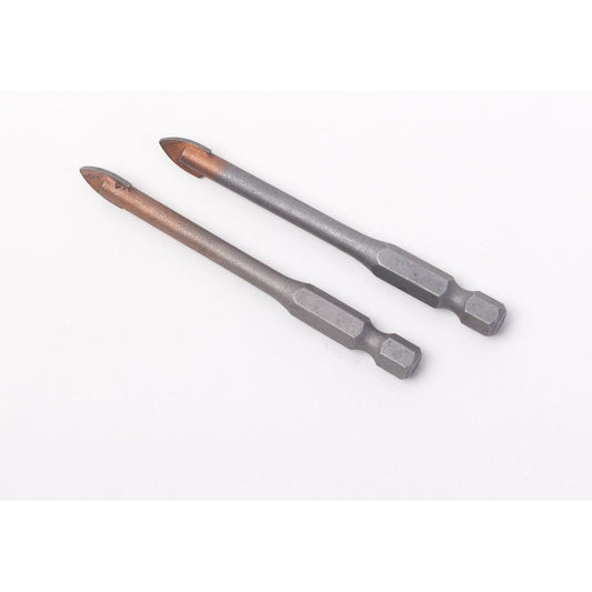 מקדח חץ רב תכליתי 2 להבים 6 מ"מ 2 יח' בבליסטר