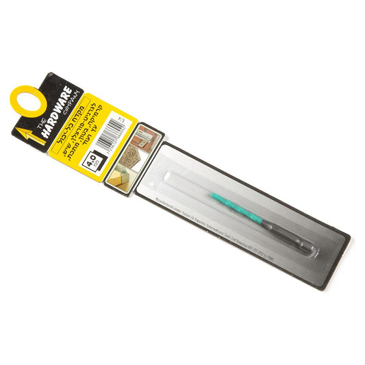 מקדח וידיה ירוק רב תכליתי 4 מ"מ 1 יח' בבליסטר