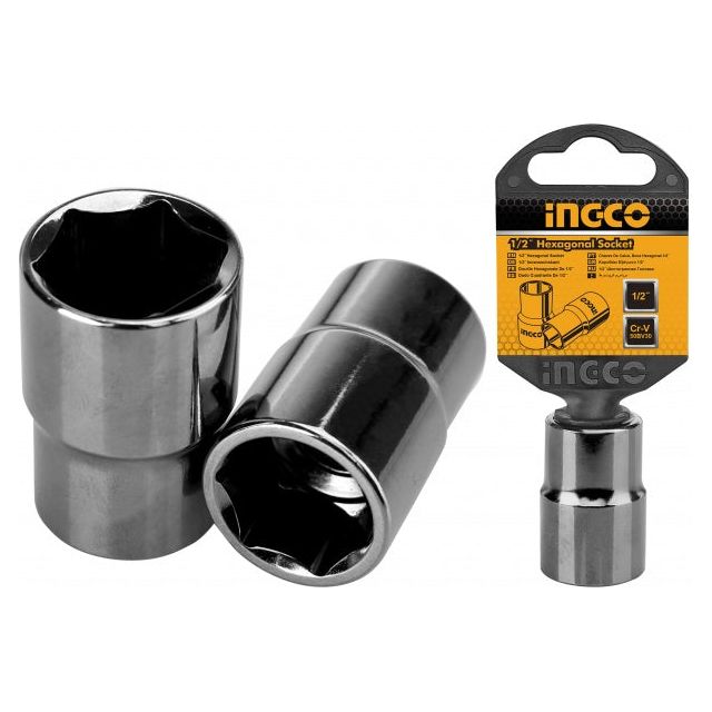 בוקסה 1/2 כרום ונדיום, 17 ממ, Ingco