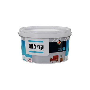 צבע קריל לבן 5 ליטר, BG