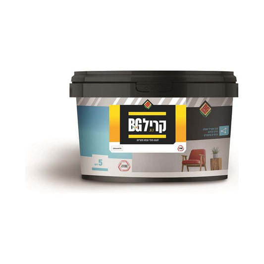 מיכל צבע, עומד על רקע לבן.