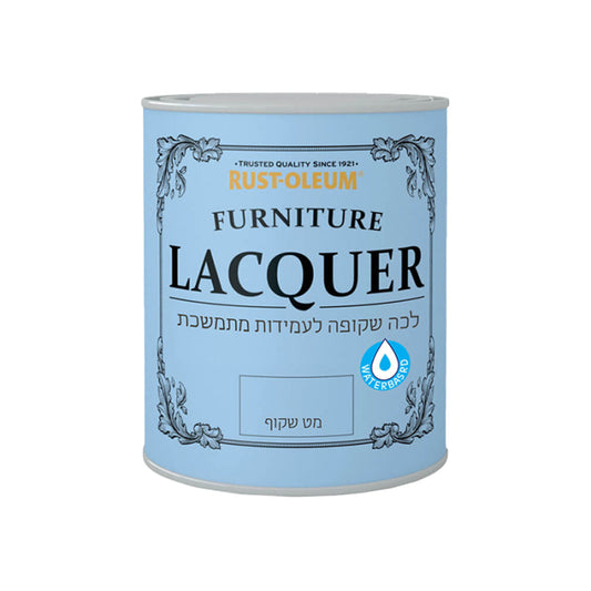 לכה לעץ שקופה מט 3/4 ליטר