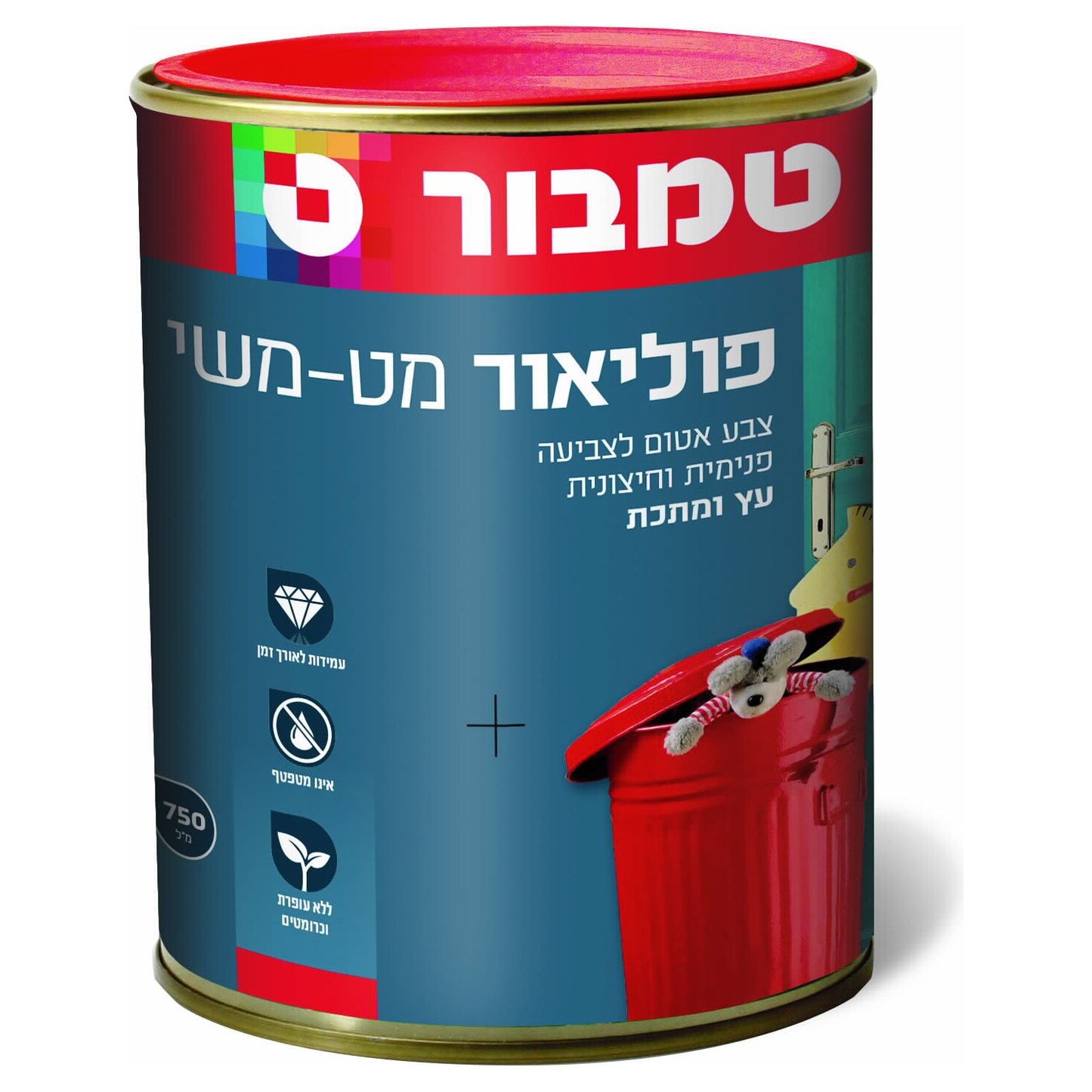 פוליאור אדום 0.25 ל' טמבור