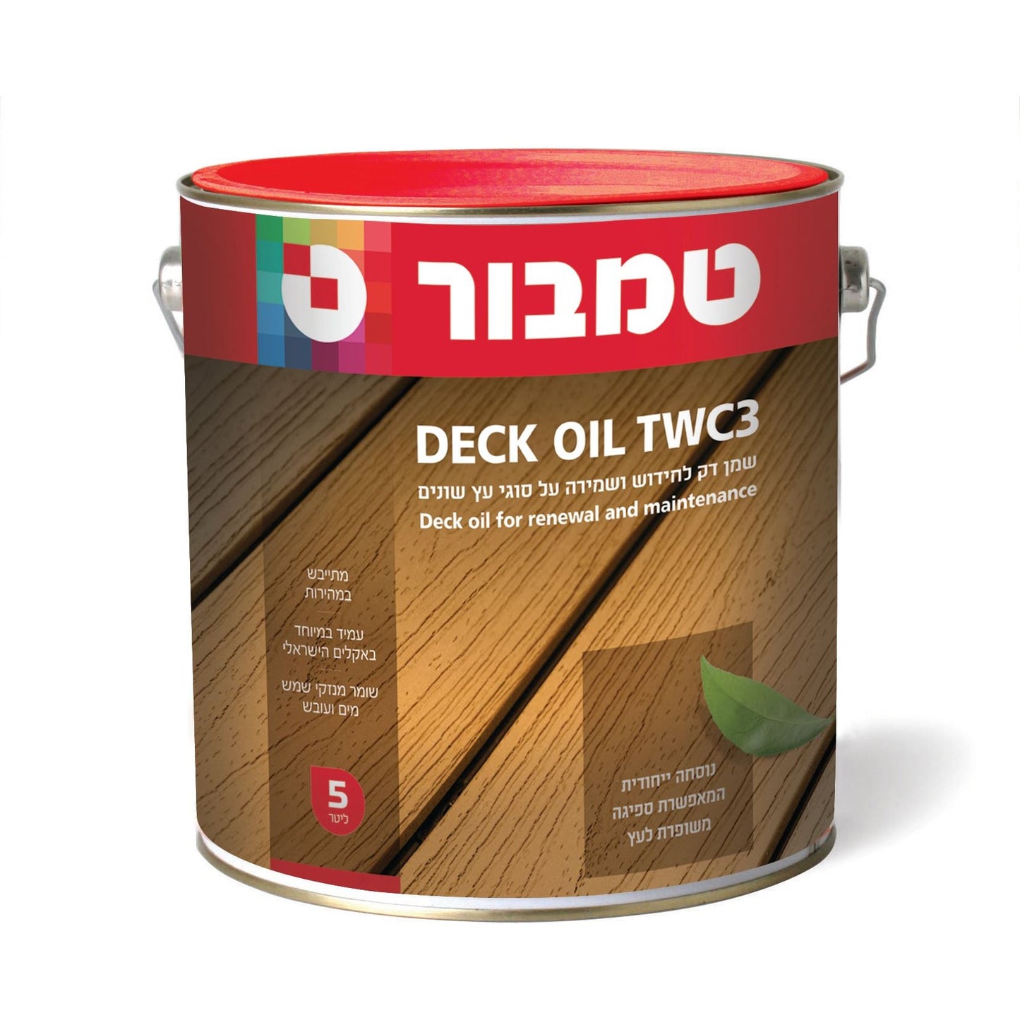 שמן דקים שקוף 5 ליטר