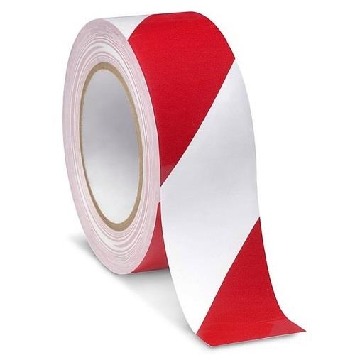 סרט אזהרה אדום - לבן 200 מטר