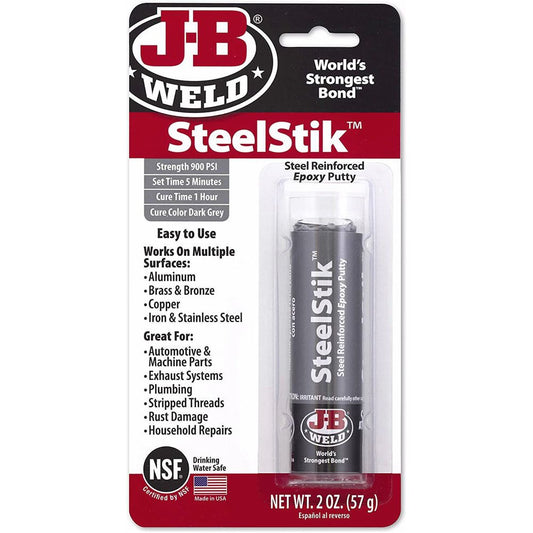 אפוקסי פלסטלינה למתכת 57 גר jb weld אלרם