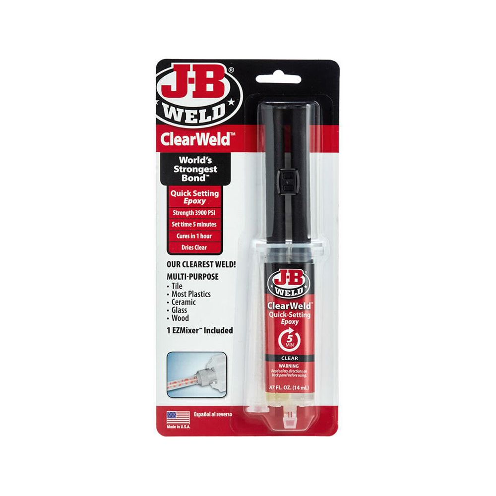 אפוקסי עם מערבל 14 מל jb weld אלרם