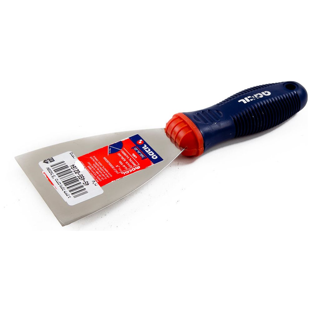 שפכטל 3″ כרום ניקל ידית גומי טמבור