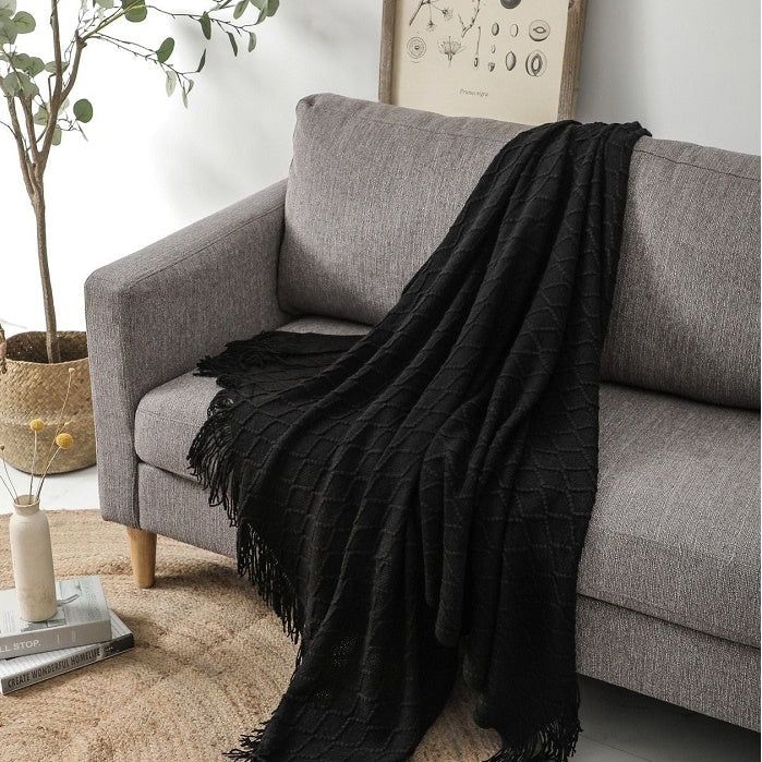 כיסוי מיטה זוגית 220*200 לירון שחור