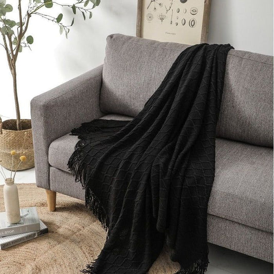 כיסוי מיטה זוגית 220*200 לירון שחור