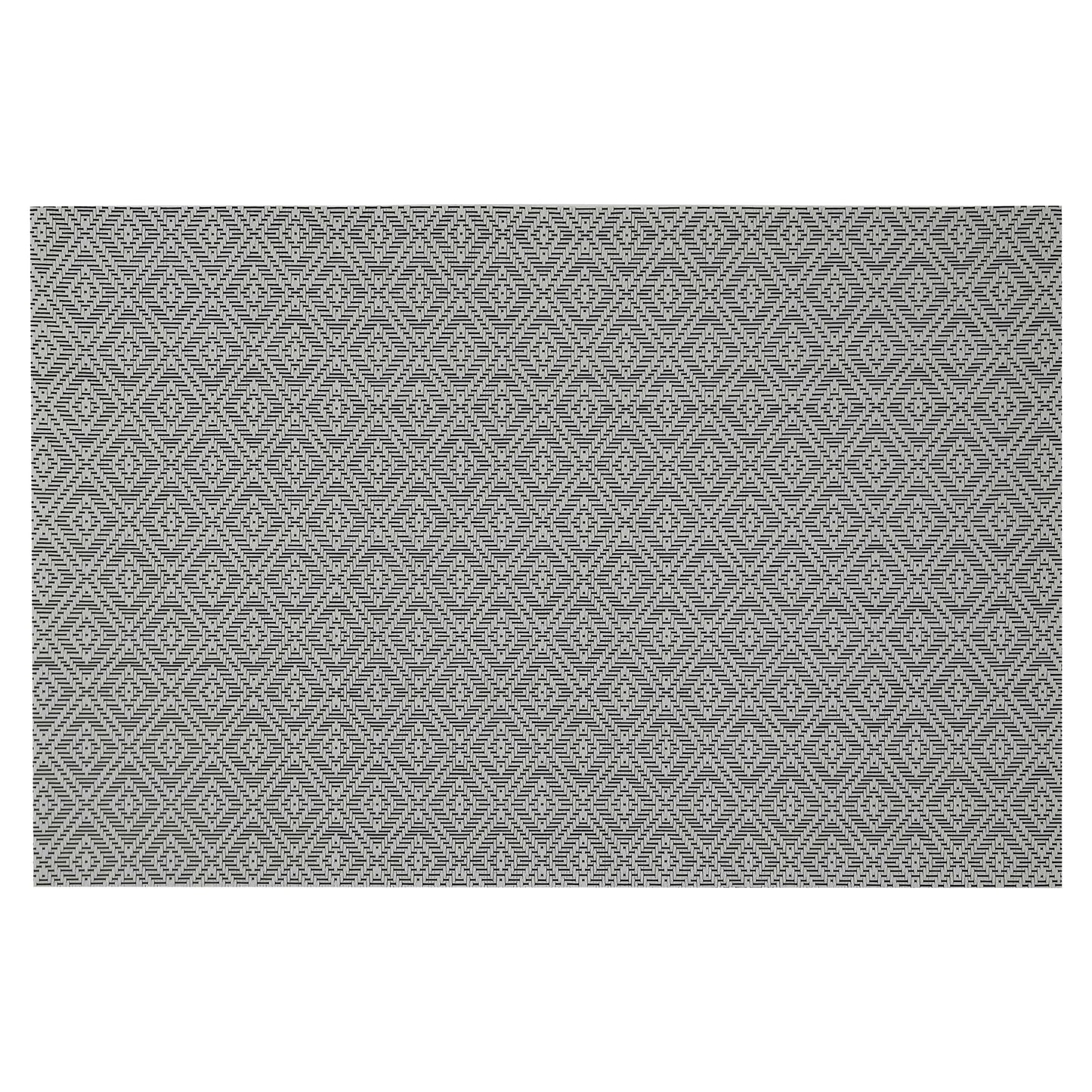 רביעיית פלייסמטים 30*45 ס"מ מעוין לבן