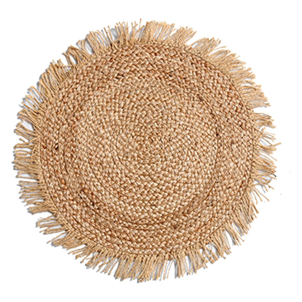 פלייסמט ארובה 38 עגול טבעי