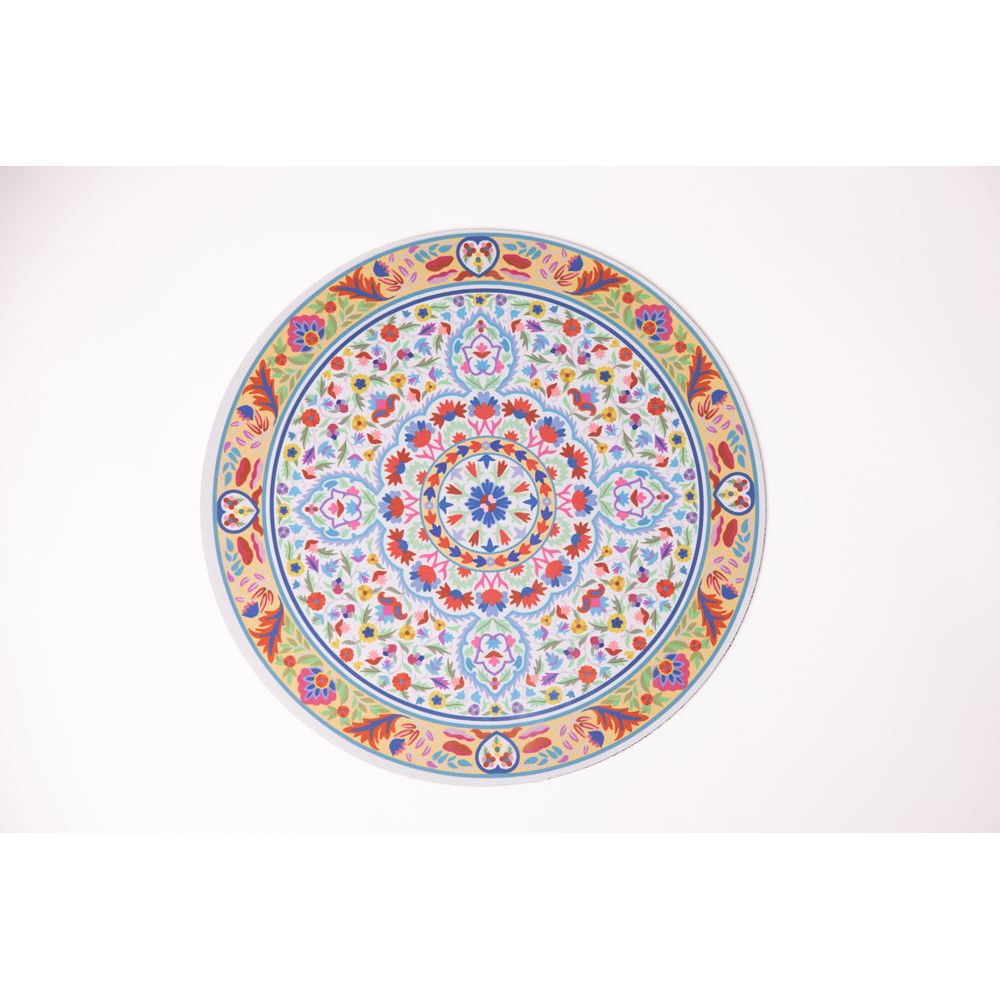 ארוג אפור/בז PVC פלייסמט 46*30 סמ