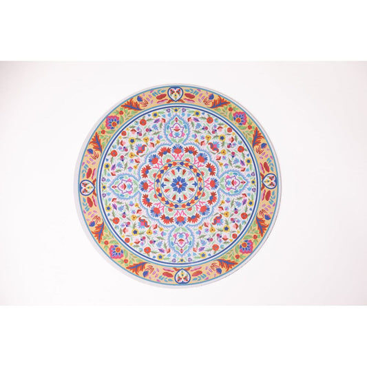 ארוג אפור/בז PVC פלייסמט 46*30 סמ