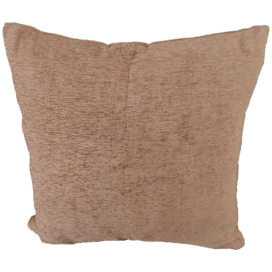 ציפית לכרית נוי 46*46 חום בד קטיפה