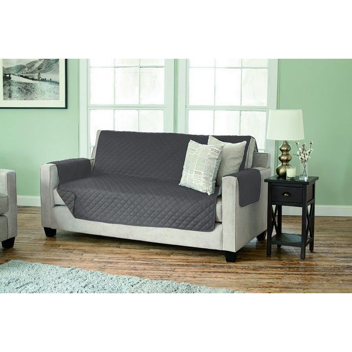 כיסוי לספה תלת מושבית בצבע אפור 169*190 ס"מ