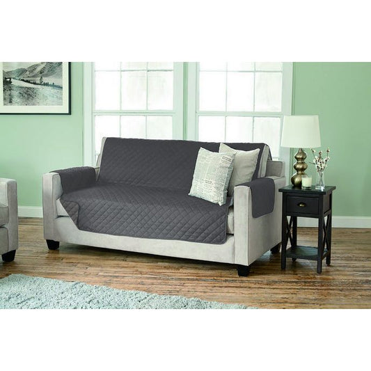 כיסוי לספה תלת מושבית בצבע אפור 169*190 ס"מ