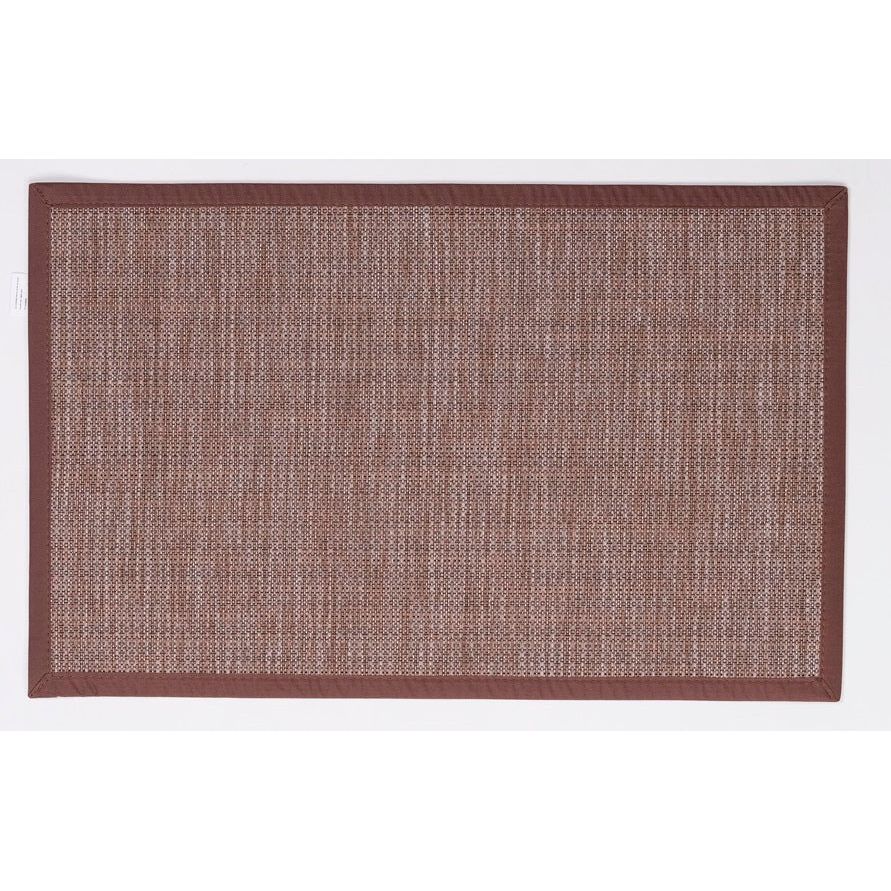 שטיח PVC ארוג חום במידה 0.80*0.50