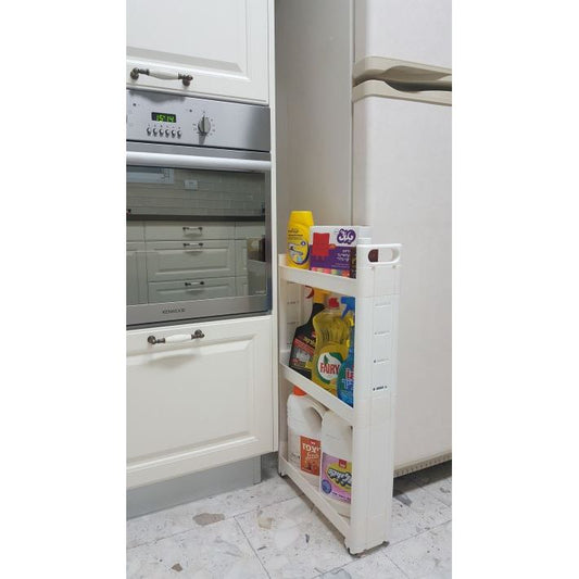 עגלת שירות למטבח, 3 מדפים