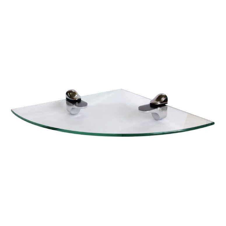 קיט מדף זכוכית שקופה 25*25