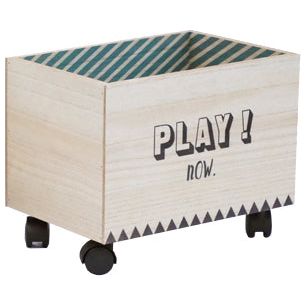 ארגז אחסון מעץ דגם PLAY