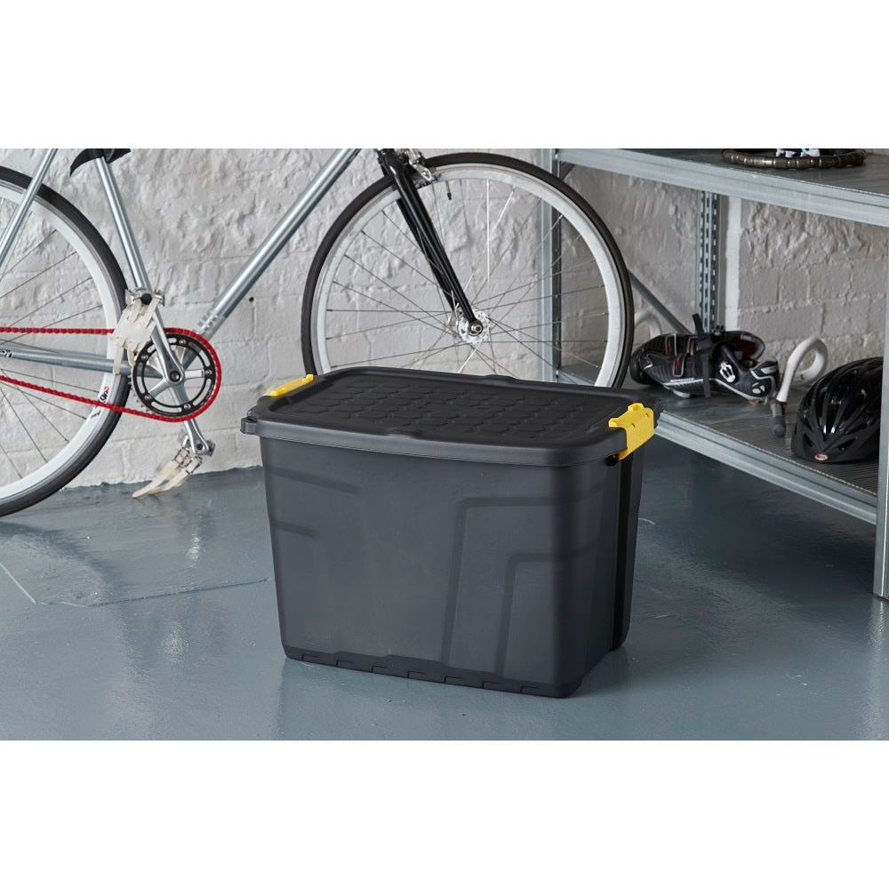 ארגז אחסון  60 ליטר שחור Heavy Duty