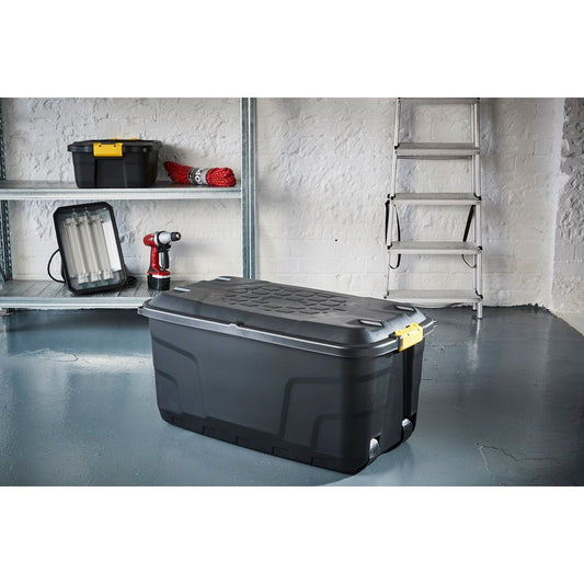 ארגז אחסון 145 ליטר עם גלגלים Heavy Duty