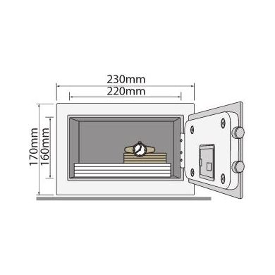 כספת ביתית דיגיטלית 2.3 ק"ג דגם YALE
