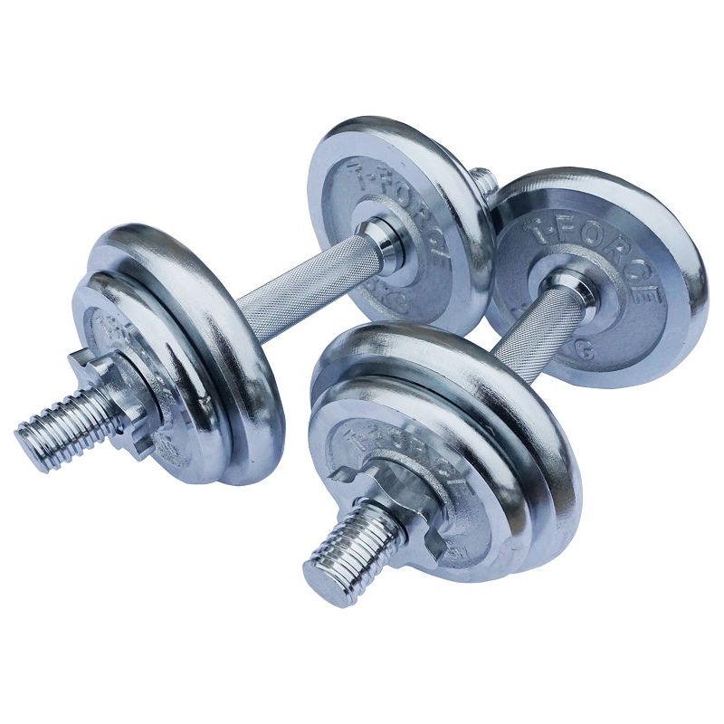 סט משקולות צלחת במזוודה 20 ק"ג