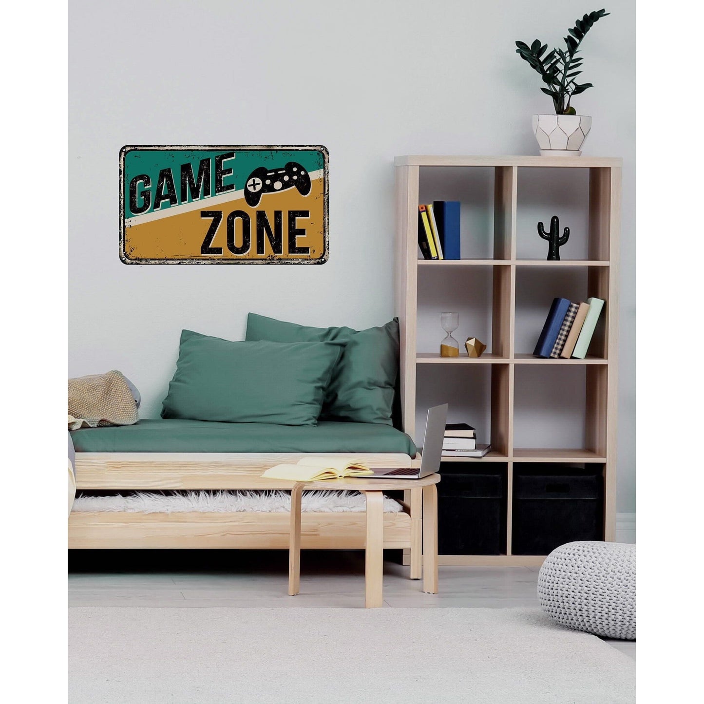 מדבקת לקיר GAME ZOON צהוב ירוק לנוער