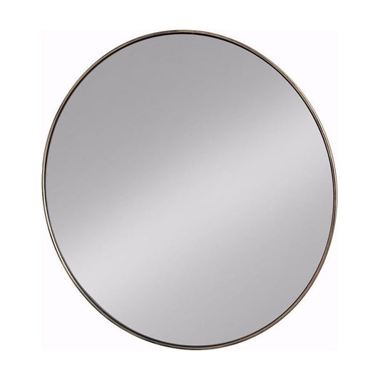 מראה עגולה ברונזה 80 ס מ