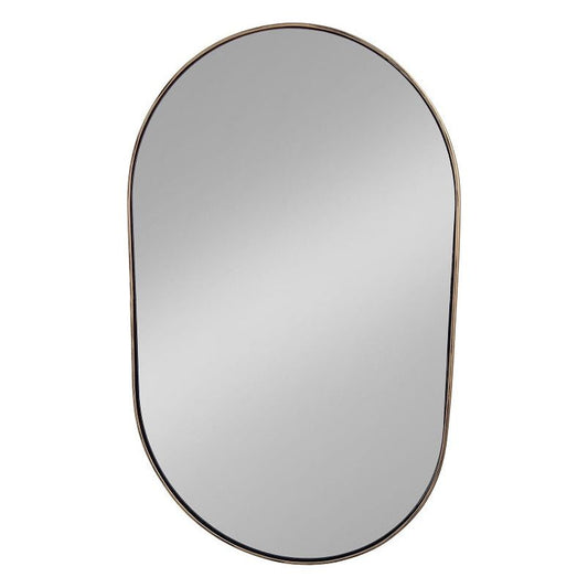 מראה אליפסה ברונזה 50*80 ס מ