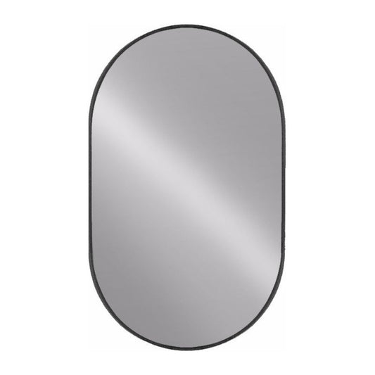 מראה אליפסה שחורה 80*50 ס מ