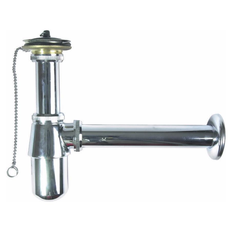 מחסום סיפון ניקל "1/4 1 לכיור רחצה מצופה כרום