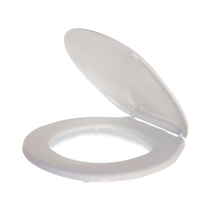 מושב אסלה פלסטיק איריס 5500 לבן