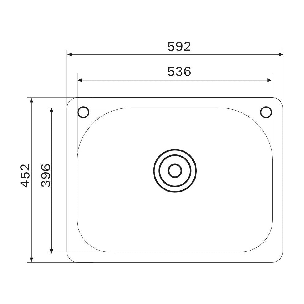 550200 כיור מטבח נרוסטה TMY