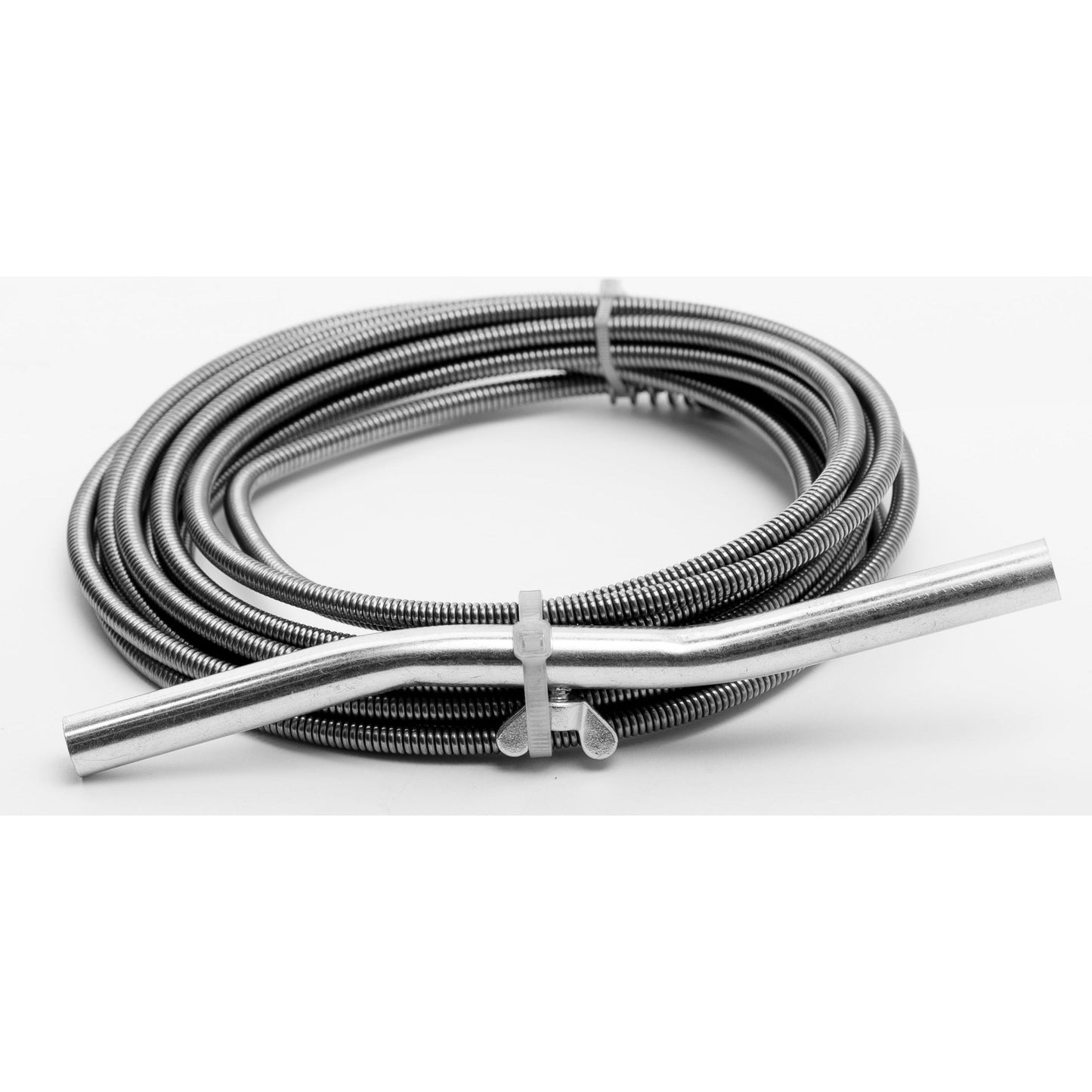 קפיץ פלדה איכותי לפתיחת סתימות 12 מ"מ באורך 7.6 מטר