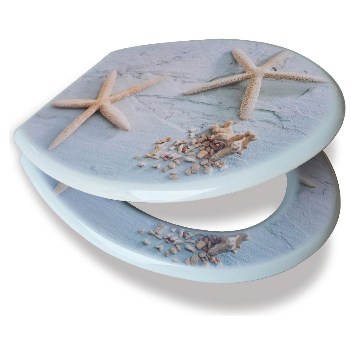 מושב אסלה MDF כוכב ים