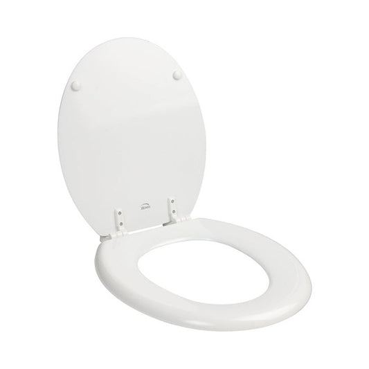 מושב אסלה עץ, MDF לבן Bemis