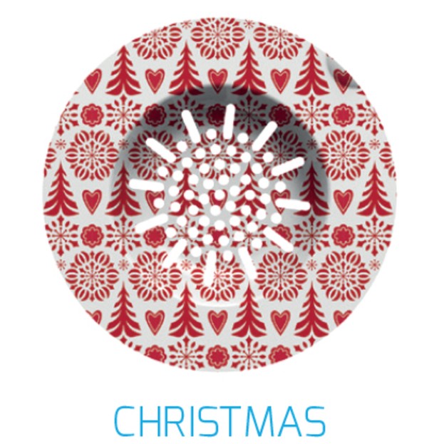 מסננת מתחדשת לכיור אמריקאי - דגם כריסטמס