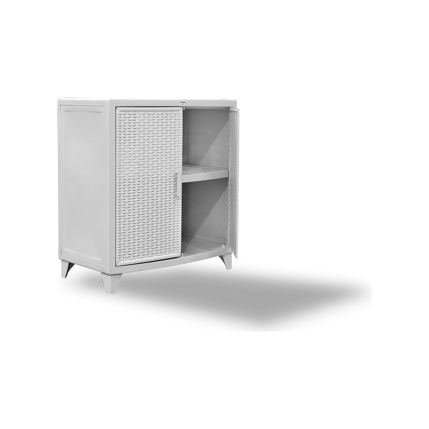 ארון אמבטיה ראטן אומגה לבן - כתר