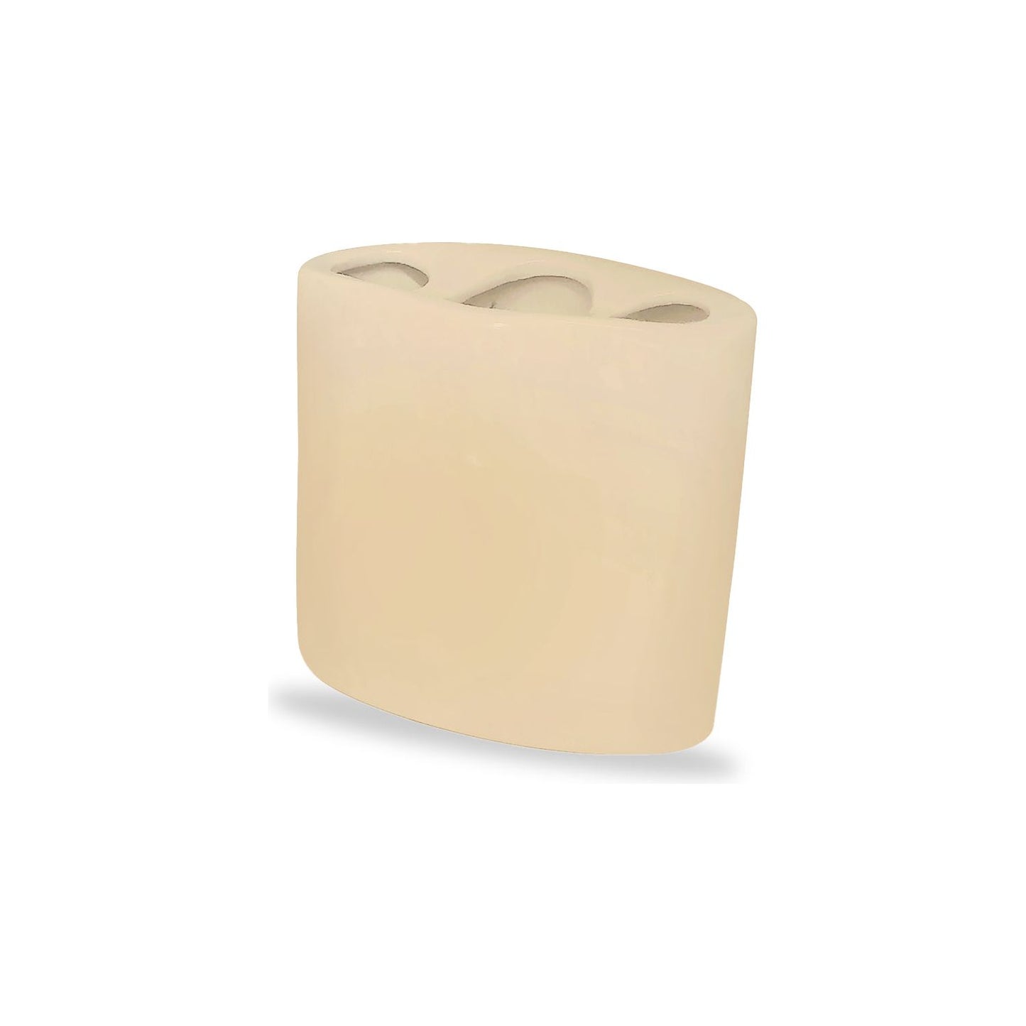 מעמד למברשות שיניים סגור אליס- שמנת