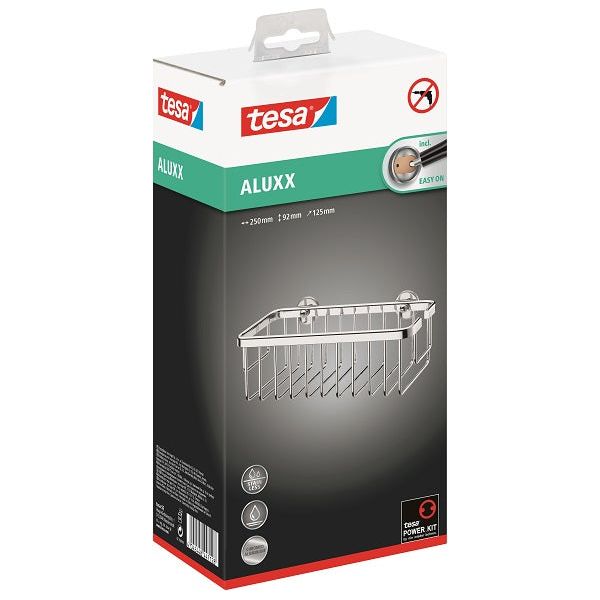 מדף רשת אלומיניום מלבני 12.5*25*9.2 ס"מ הדבקה חכמה