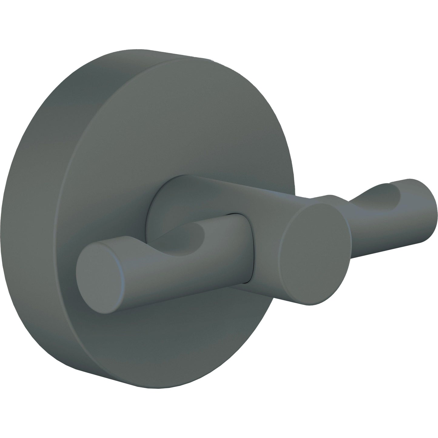 וו תליה כפול למגבת אפור דגם MOON