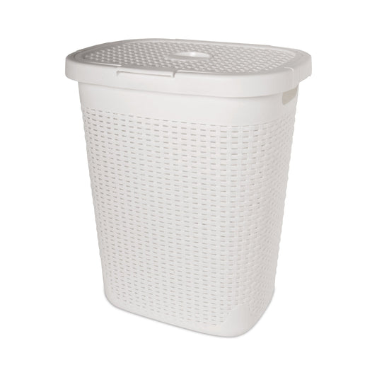 סל כביסה 50 ליטר לבן